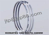 L'anello di stantuffo cromato dei pezzi di ricambio S6D155 di KOMATSU ha messo 6128-31-2060 6128-31-2070
