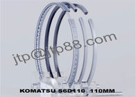 L'anello di stantuffo cromato dei pezzi di ricambio S6D155 di KOMATSU ha messo 6128-31-2060 6128-31-2070