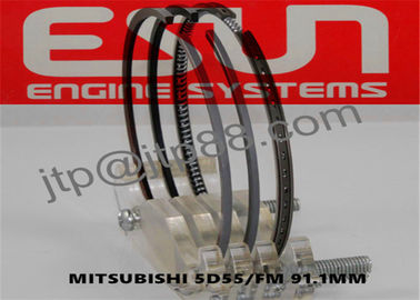 OEM Md050395 delle fasce elastiche 4D55 del motore diesel del diametro 91.1mm