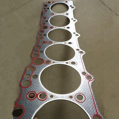 Rivesta di ferro la guarnizione della grafite della testata di cilindro di Kubota V1505 4D87 16394-03310 del corredo della guarnizione del motore